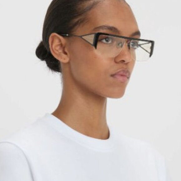 Victoria Beckham VB250S 714 Rectangle Sunglasses – Gold/Grey - Picture 2 of 10